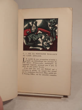 L'Amant des Amazones. Avec des images en couleurs gravées sur bois par Daragnès.. SALMON (André), DARAGNES