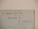 La Raison la première. 10 poèmes de René Baert. 10 dessins de Marc. Eemans.. BAERT (René), EEMANS (Marc.)