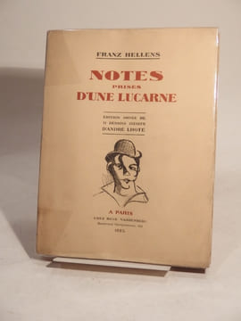 Notes prises d'une lucarne. Edition ornée de 11 dessins inédits d'André Lhote.. HELLENS (Franz), LHOTE (André)