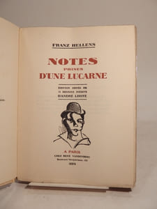 Notes prises d'une lucarne. Edition ornée de 11 dessins inédits d'André Lhote.