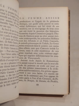 La Femme assise.. APOLLINAIRE (Guillaume)