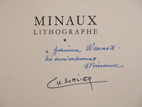 Minaux lithographe. 1848-1973. Introduction : Fernand Mourlot.. SORLIER (Charles), MINAUX