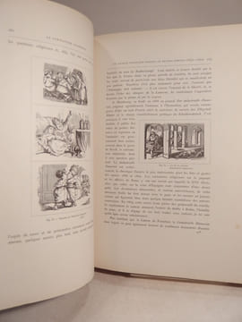 Les Moeurs et la Caricature en Allemagne, en Autriche, en Suisse. Avec préface de Champfleury. Ouvrage illustré de 4 planches en couleur, de 19 ...
