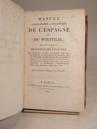 Manuel géographique et statistique de lEspagne et du Portugal []. Avec une carte de lEspagne et du Portugal.
