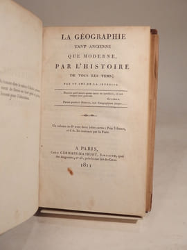 La géographie tant ancienne que moderne, par lhistoire de tous les tems; par un ami de la jeunesse.. undefined