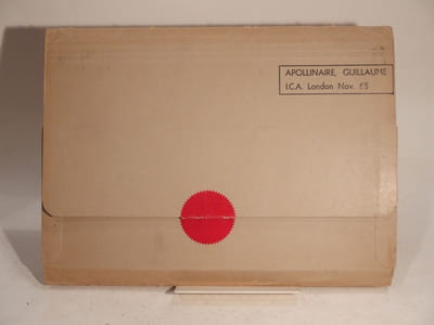 Apollinaire, Guillaume, I.C.A. London Nov. 68.