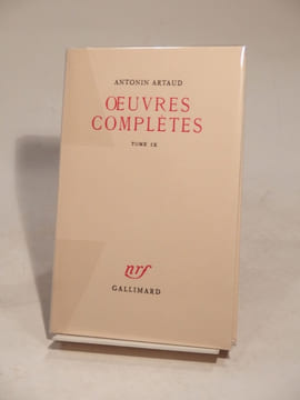 Oeuvres complètes, tome IX.. ARTAUD (Antonin)