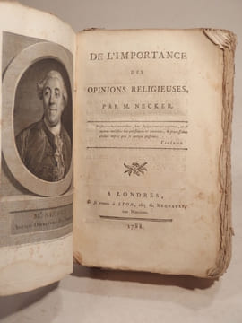 De l'Importance des opinions religieuses, par M. Necker.. NECKER