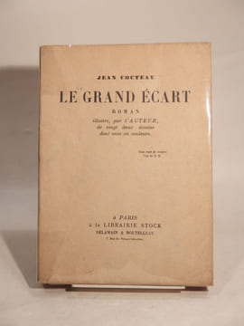 Le Grand écart. Roman illustré, par l'auteur, de vingt-deux dessins dont onze en couleurs.. COCTEAU (Jean)