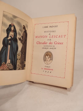 Histoire de Manon Lescaut et du Chevalier des Grieux. Illustrations de Charles Martin.. PREVOST (Abbé), MARTIN (Charles)