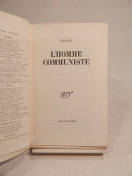 L'Homme communiste.. ARAGON (Louis)