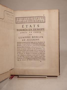 Etats formés en Europe après la chute de l'Empire romain en Occident.. D'ANVILLE