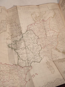 Etats formés en Europe après la chute de l'Empire romain en Occident.. D'ANVILLE