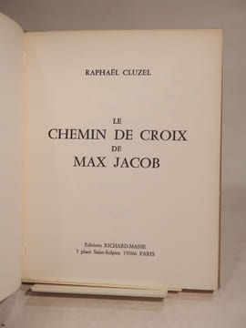 Le Chemin de Croix de Max Jacob.. CLUZEL (Raphaël)
