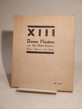 XIII Danses Macabres, par Paul Vaillant-Couturier. Quatorze dessins de Jean d'Espouy. . VAILLANT-COUTURIER (Paul), ESPOUY (Jean d')