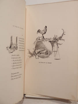 Les Fables de la Fontaine filtrées par Aurélien Scholl. Illustrations de E. Grivaz.. LA FONTAINE, SCHOLL (Aurélien), GRIVAZ (E.)