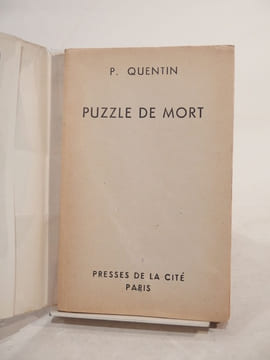 Puzzle de mort. QUENTIN (Patrick)
