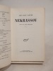 Nekrassov. SARTRE (Jean-Paul)