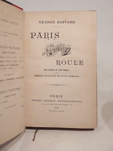 Paris qui roule. Avec dessins de Tiret-Bognet et ombres chinoises de Louis Bombled.