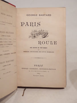 Paris qui roule. Avec dessins de Tiret-Bognet et ombres chinoises de Louis Bombled.. BASTARD (George), TIRET-BOGNET, BOMBLED (Louis)