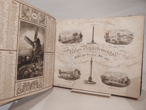 La France et ses Colonies. Atlas départemental. Publié par Michel Fils aîné. Dressé par A. Lorrain et gravé par H. Dandeleux.. LORRAIN (A.), DANDELEUX ...