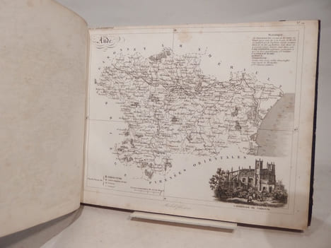 La France et ses Colonies. Atlas départemental. Publié par Michel Fils aîné. Dressé par A. Lorrain et gravé par H. Dandeleux.. LORRAIN (A.), DANDELEUX ...