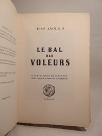 Le Bal des voleurs. Illustrations de R. Peynet. Gravures sur bois de T. Schmeid.
