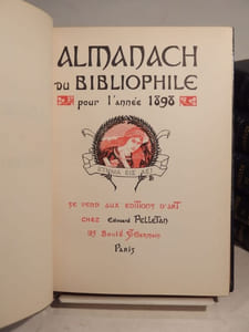 Almanach du Bibliophile pour l'année 1898, 1899, 1900, 1901, 1902, 1903.