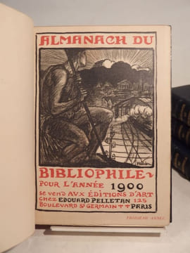 Almanach du Bibliophile pour l'année 1898, 1899, 1900, 1901, 1902, 1903.. PELLETAN (Edouard), MENDES (Catulle), SULLY PRUDHOMME, MIRBEAU (Octave), ...