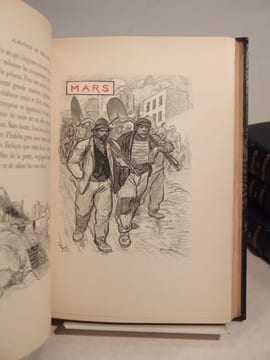 Almanach du Bibliophile pour l'année 1898, 1899, 1900, 1901, 1902, 1903.. PELLETAN (Edouard), MENDES (Catulle), SULLY PRUDHOMME, MIRBEAU (Octave), ...