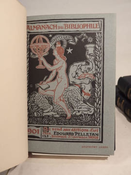 Almanach du Bibliophile pour l'année 1898, 1899, 1900, 1901, 1902, 1903.. PELLETAN (Edouard), MENDES (Catulle), SULLY PRUDHOMME, MIRBEAU (Octave), ...