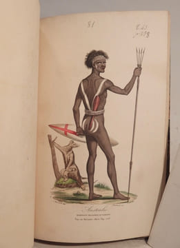 Collection de portraits et costumes des différens peuples qui habitent les cinq parties du monde, dont les meours et coutumes sont décrites dans la ...