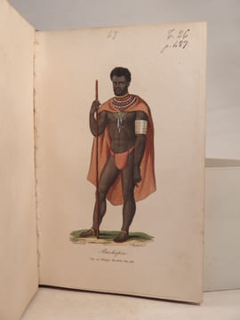 Collection de portraits et costumes des différens peuples qui habitent les cinq parties du monde, dont les meours et coutumes sont décrites dans la ...