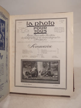La Photo pour tous. Revue mensuelle illustré de photographie et de cinématographie d'amateurs. Acien Paris-Photo. Années 1924 et 1925.. undefined