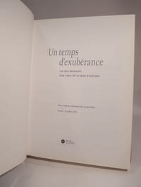 Un Temps d'exubérance. Les arts décoratifs sous Louis XIII et Anne d'Autriche. Paris, Galeries nationales du Grand Palais, 9 avril - 8 juillet 2002.