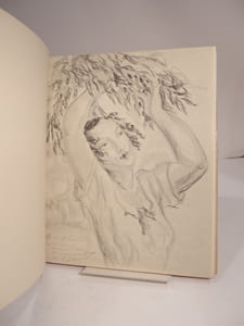 Eloge de l'olivier. Avec une Préface en musique d'Ennemond Trillat, d'un frontispice de Raphael Drouart, des photographies de Blanc et Demilly, le texte imprimé par Audin et Cie de Lyon.