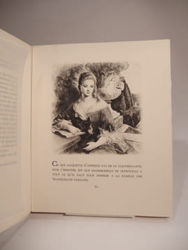 La Leçon d'Amour dans un Parc. Pointes-sèches de P. E. Bécat.. BOYLESVE (René), BECAT (Paul-Emile)