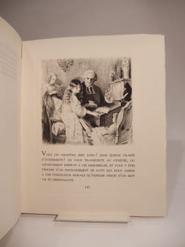 La Leçon d'Amour dans un Parc. Pointes-sèches de P. E. Bécat.. BOYLESVE (René), BECAT (Paul-Emile)