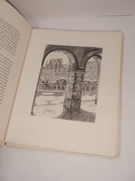 La Place des Vosges. 20 eaux fortes de Gaston Dardaillon rehaussées de pointes-très-sèches écrites par René-Louis Doyon.. DARDAILLON (Gaston), DOYON ...
