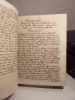 MANUSCRIT : Chambre des Comptes de Dijon. Volumes 1-3 : Notice de la Chambre des Comtes de Dijon, 1763. Armorial de la Chambre des Comtes. / Volume 4 ...