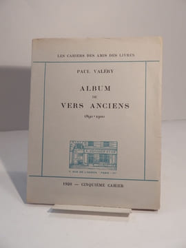 Album de vers anciens, 1890-1900.. VALERY (Paul)