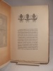 Oeuvres de Bracquemond exposées à la Société Nationale des Beaux-Arts, salle D. Catalogue avec une étude de Léandre Vaillat.. BRACQUEMOND, VAILLAT ...