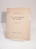 Les Mystères de Paris. Préface de P. Eluard. Pointe sèche de Jacques Villon.. FRENAUD (André), ELUARD (Paul), VILLON (Jacques)
