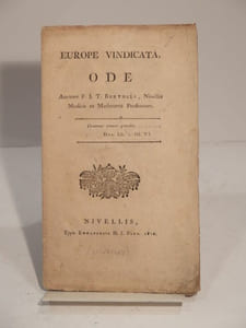 Europe Vindicata. Ode. Auctore F. J. T. Berthels, Nivellis Medico et Matheseos Professore.