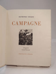 Campagne. Lithographies de Charles Bouleau.