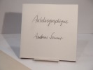 Autobiographique. SEUSER (Andreas)
