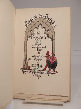 La Connestable. Conte drôlatique dudit Sieur. Calligraphié et ymagé par Pierre Noël.. BALZAC (Honoré de), NOEL (Pierre)
