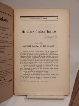 Monsieur Godeau Intime. JOUHANDEAU (Marcel)