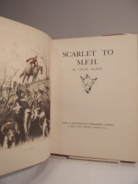 Scarlet to M. F. H.