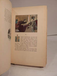 Sapho. Moeurs parisiennes. Nombreuses illustrations en couleurs par Auguste Leroux et H. Bouché-Leclercq.